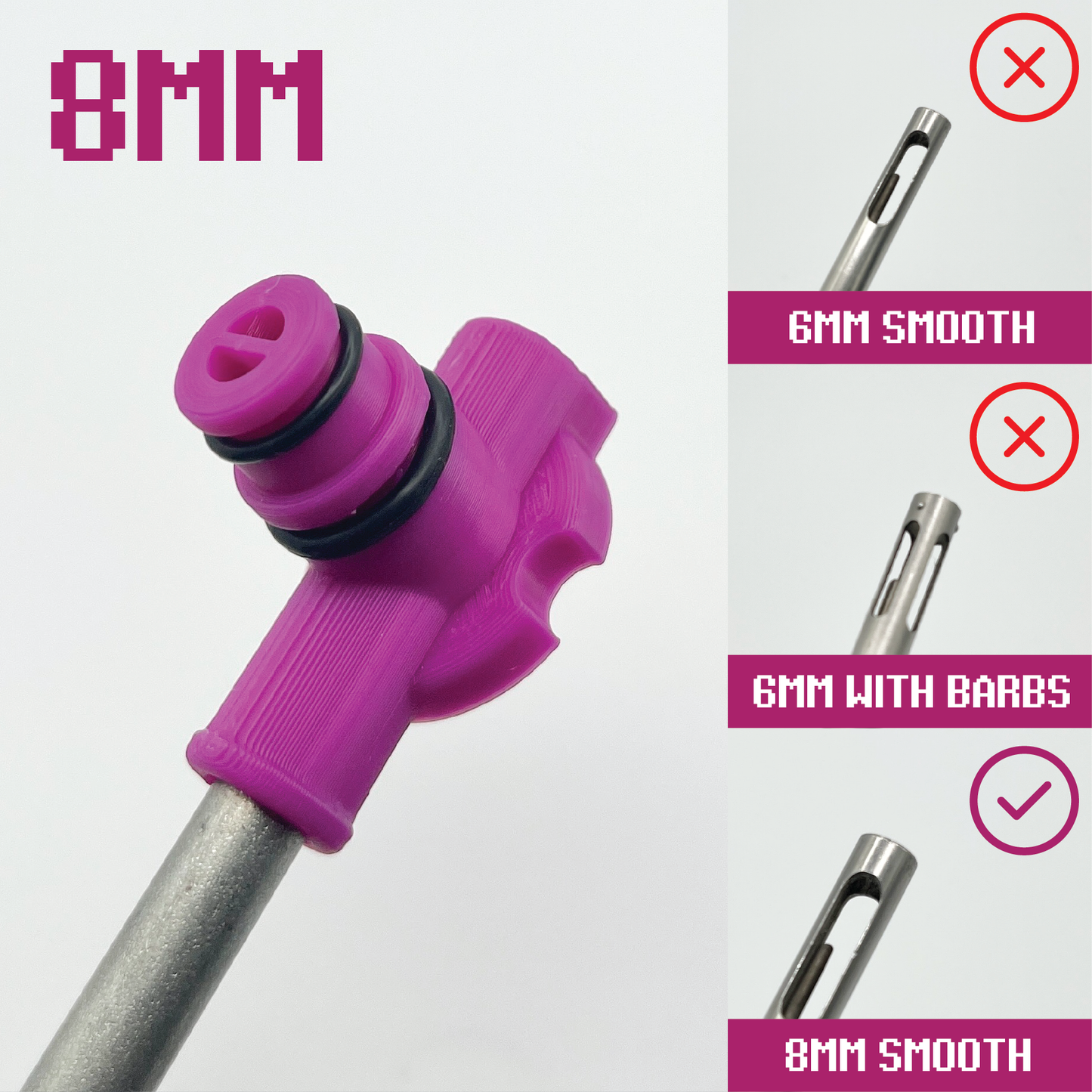Fluezy DoubleDecker 8MM Tight Space Flue Tool